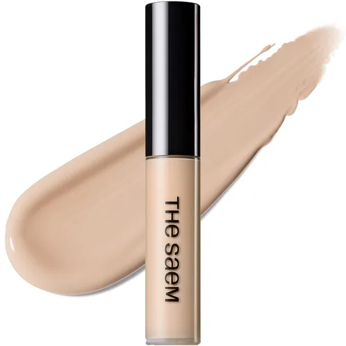 Miniatura 11 de THESAEM Cover Perfection Tip Corrector de 0.2 onzas líquidas – Corrector de sombra de contorno beige para profundidad natural – Alta cobertura