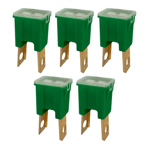 Miniatura 8 de A.A Terminal Macho Recto de 30 Amperios Fusible de Reemplazo para PAL Auto Link, Cartucho de Fusible FLM - Automotriz para Coche, Camión, Audio RV