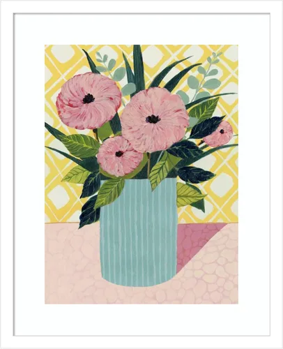 Miniatura 14 de Amanti Art Framed Wall Art Print 44x36 Retro Bouquet I by Grace Popp, Flowers Wall Art, Modern Contemporary Decor, X-Large Poster Painting Artwork