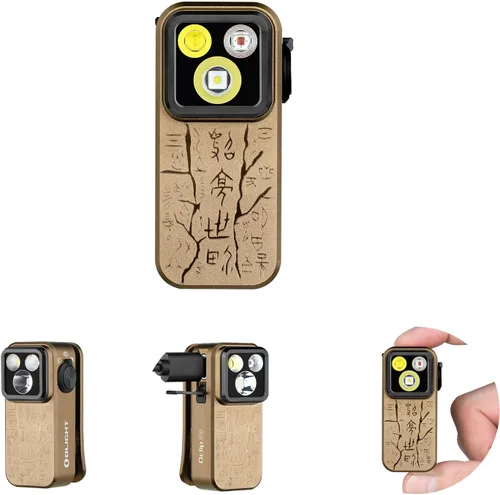 Miniatura 20 de OLIGHT Oclip Pro Linterna EDC de clip, recargable de 500 lúmenes con tres soluciones de iluminación, carga tipo C, luces magnéticas