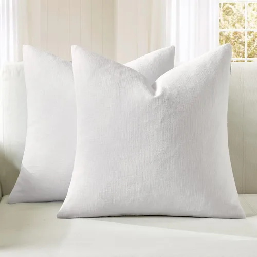 Miniatura 10 de MIULEE Juego de 2 fundas de almohada cuadradas decorativas de felpilla suave de 20 x 20 pulgadas para sofá, sala de estar y cama de color verde oliva