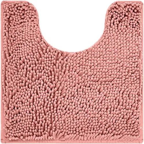 Miniatura 29 de Reyox Tapete de baño de felpilla, tapetes para inodoro en forma de U, tapete de baño de felpa suave, absorbente y peludo, tapete de contorno