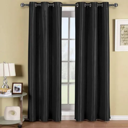 Miniatura 12 de Royal Tradition Cortinas opacas de 42 x 63 pulgadas, juego de 2 paneles de cortinas doradas con aislamiento térmico para oscurecer la habitación