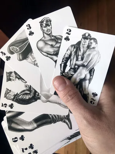 Miniatura 3 de Tom de Finlandia naipes (cartas de póquer gay)