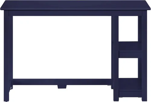 Miniatura 4 de Max & Lily Escritorio de madera maciza con estantes, 47 pulgadas, azul