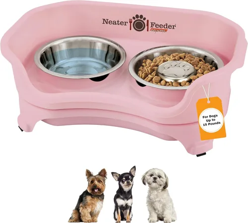 Miniatura 36 de Neater Feeder Express Cuencos para perros a prueba de desorden, elevados para razas de tamaño mediano a grande, cuenco de comida para perros sin