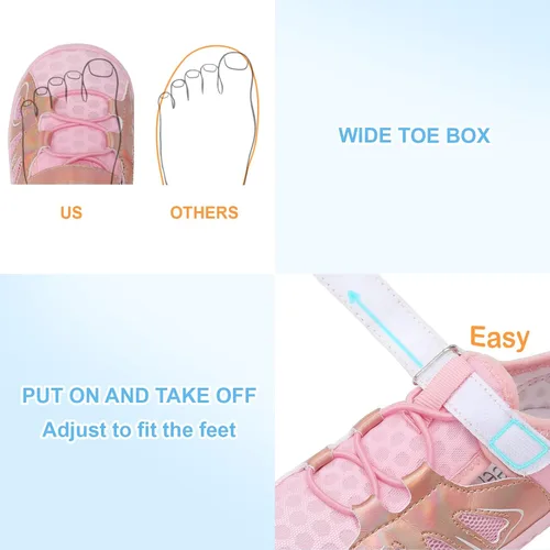 Miniatura 5 de relxfeet Zapatos de agua para niños y niñas, sandalias descalzas para niños al aire libre, calcetines acuáticos de secado rápido, zapatos ligeros