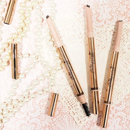 Miniatura 4 de Pretty Vulgar Defined Brilliance - Lápiz de cejas de doble cara, acabado natural, de larga duración, resistente al agua, vegano, sin gluten y libre