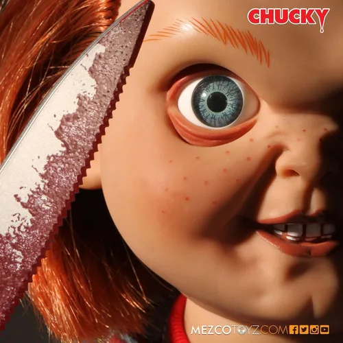 Miniatura 6 de Figura de acción con sonido Mezco Toyz 15 in Mega Good Guy Chucky