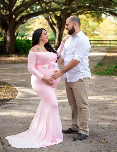 Miniatura 4 de JustVH Vestido de maternidad elegante ajustado de manga larga con cuello en V cruzado y corte entallado, maxi vestido de fotografía para sesión
