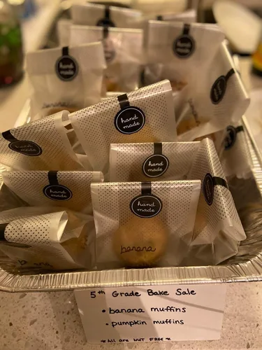 Miniatura 4 de (200 unidades) 100 bolsas de plástico translúcidas/bolsas de panadería con 100 calcomanías hechas a mano para galletas, pasteles, chocolate, dulces