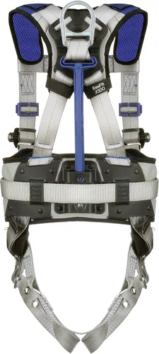 Miniatura 4 de 3M DBI-SALA ExoFit X100 Arnés de seguridad para distribución de peso, protección contra caídas, con cinturón corporal, acolchado de cadera