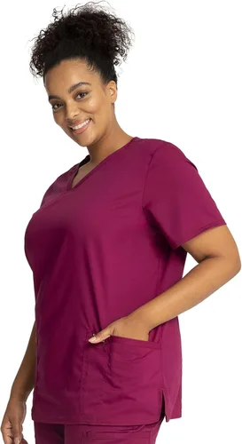 Miniatura 4 de Workwear Revolution Mujeres Scrubs Top V-cuello WW620