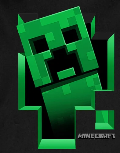 Miniatura 3 de Minecraft Sudadera con capucha para niños y niños, color negro