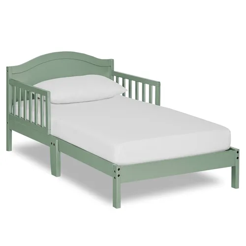 Miniatura 11 de Dream On Me Sydney - Cama para niños pequeños, color negro, con certificado Greenguard Gold y JPMA, diseño bajo, acabados no tóxicos, rieles