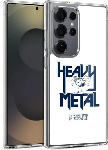 Miniatura 42 de Head Case Designs Funda de gel con licencia oficial de Peanuts Woodstock Insignia Rock Tees [protección de grado militar] compatible con Samsung