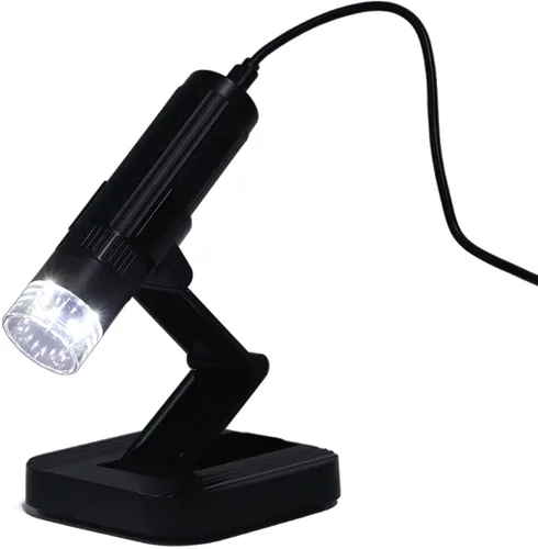 Miniatura 8 de Microscopio digital, cámara plegable de microscopios de bolsillo de mano, microscopio USB de aumento 50X a 1000X para iOS