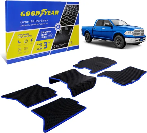 Miniatura 20 de Goodyear Alfombrillas de automóvil para todo tipo de clima, ajuste personalizado para Toyota 4Runner 10-12, juego de 5 piezas, revestimientos