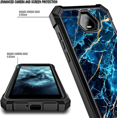Miniatura 2 de NZND Schok Volt SV55 - Funda protectora de cuerpo completo a prueba de golpes con protector de pantalla integrado para Schok Volt SV55