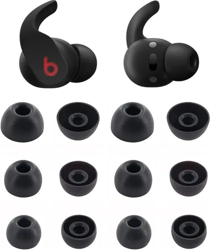ALXCD Eartips - Auriculares compatibles con Beats Fit Pro, S/M/L 3 tamaños, 6 pares de almohadillas de silicona suave de repuesto, compatibles con
