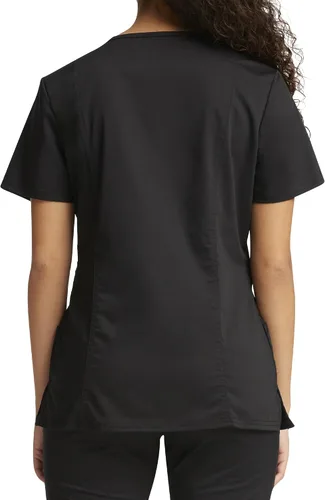 Miniatura 2 de Workwear Revolution WW610 - Ropa quirúrgica con estilo cruzado falso para mujer, elástica, suave y de fácil cuidado