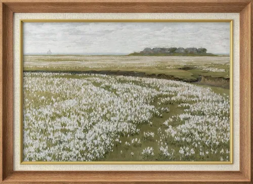Miniatura 335 de MUDECOR Lienzo enmarcado prémium para pared, pinos nevados en bosque de invierno, ilustraciones modernas, arte contemporáneo, escénico, divertido