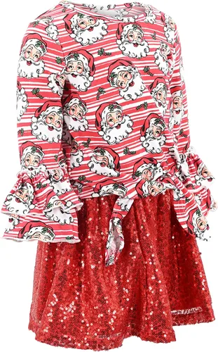 Miniatura 33 de Unique Baby Girls 2pc Skirt Set Outfit Long Sleeve Top with Skirt