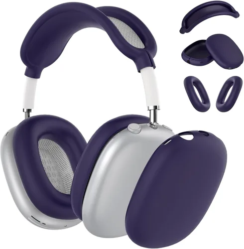 Miniatura 9 de Funda rígida para AirPods Max con modo de sueño, funda de transporte para auriculares con almohadillas de silicona para AirPods