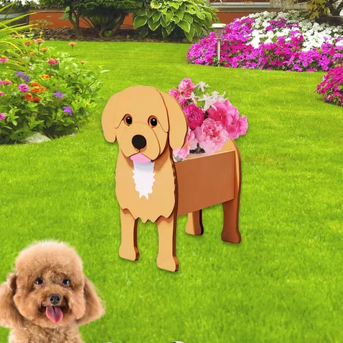 Miniatura 55 de Maceta de Perro English Springer Spaniel, Macetas de Plantas, Bonita Maceta de Jardín para Perros, Macetas de Perro Regalos de Cumpleaños