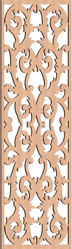 Miniatura 193 de Meadville Paneles decorativos de pared de madera con calado, 9 3/8 pulgadas de ancho x 24 3/8 pulgadas de alto x 1/4 de alto, aliso