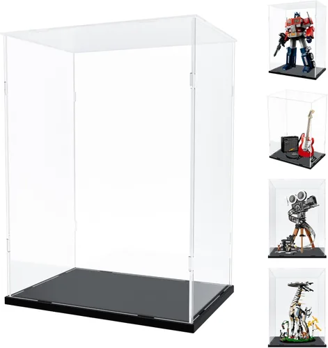 Miniatura 44 de Choowin - Caja de exhibición de acrílico para Lego Car Dodge Charger Batmobile Jazz Quartet - Caja de exhibición de acrílico transparente engrosado