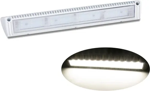 Miniatura 6 de Raycharm Lámpara LED para porche exterior de 22.4 pulgadas, haz de inundación de ángulo descendente de 40°, blanco natural de 4000 K, 12 V/24 V CC