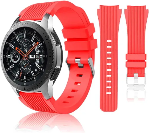 Miniatura 10 de HSWAI Compatible con Samsung Galaxy Watch de 1.81 pulgadas, Gear S3 Frontier, bandas de reloj clásicas/Galaxy Watch 3 bandas de 1.772 pulgadas