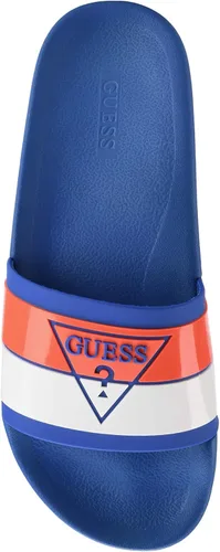 Miniatura 9 de GUESS Sandalias Edeno Slide para hombre, Azul (Medium Blue)