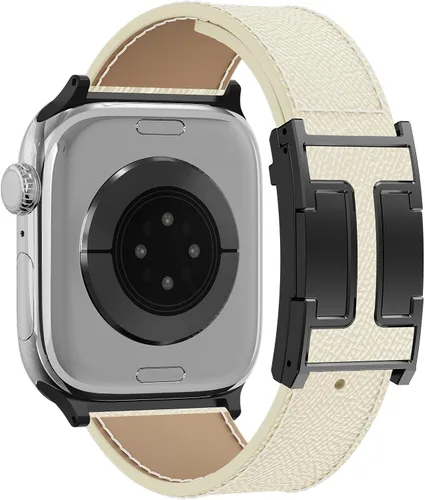 Miniatura 9 de Correa de reloj magnética de cuero compatible con Apple Watch Ultra 49 mm, 46 mm, 45 mm, 44 mm, 42 mm, 41 mm, 40 mm, 38 mm, correa de repuesto