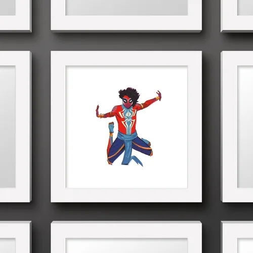 Miniatura 2 de Trends International Gallery Pops Spider-Man: Across the Spider-Verse - Póster de pared de Pavitr Prabhakar de Spider-Man, 12 x 12 pulgadas, versión