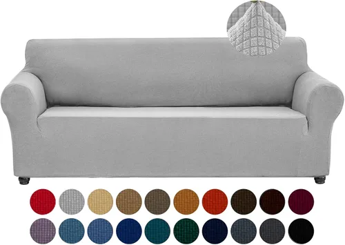 Miniatura 67 de Joccun Funda Elástica para Silla Sofá, Funda de Sofá de 1 Pieza Tela Jacquard de Spandex con Parte Inferior Elástica, Protector de Muebles Lavable