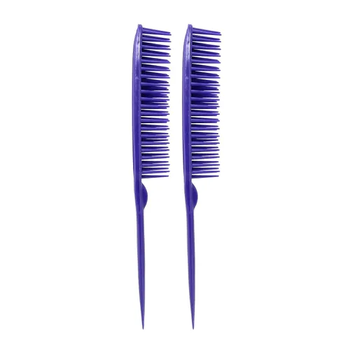 Miniatura 11 de Allegro Combs Peines de peluquería para peluquería de peluquería de 3 filas para cabello natural y pelucas para cabello rizado, fabricados