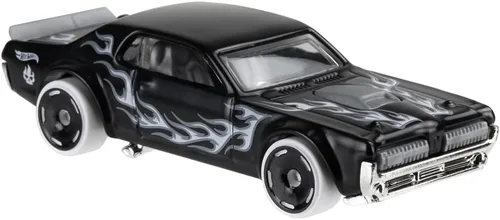 Miniatura 3 de Hot Wheels 2019 Hw Flames '68 Mercury Cougar, 164/250 Negro