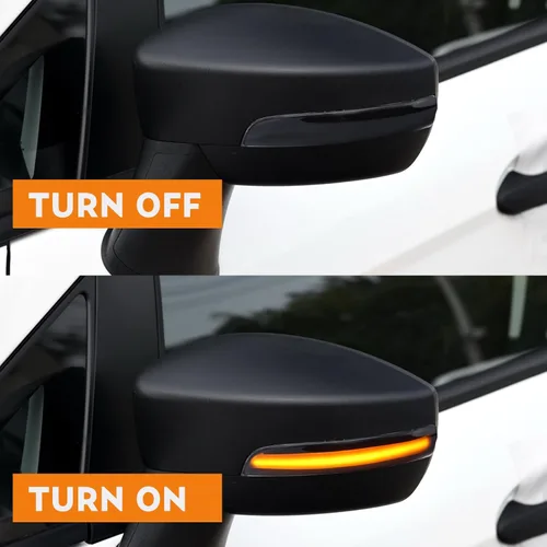Miniatura 7 de Luces LED de señal de giro para espejo lateral para Ford Focus ST RS 2012-2018, para Ford Kuga Escape Ecosports 2013-2018, C-Max 2013-2017, Lentes