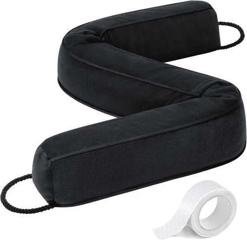 Comfyanno Tope con peso de 36 pulgadas para debajo de la puerta, se adapta a la parte delantera, dormitorio, puerta interior, fácil de instalar,