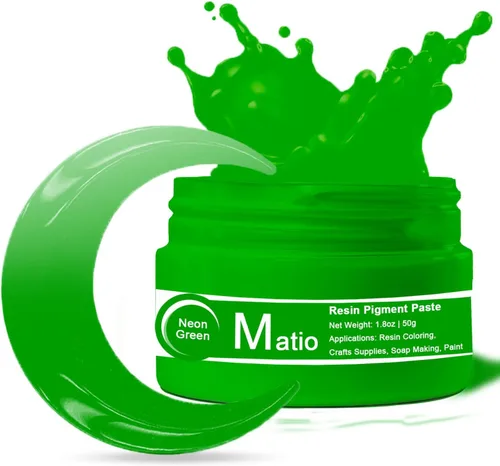 Miniatura 22 de Matio Pasta de pigmento de resina blanca, colorante de resina epoxi opaca, colorante de resina epoxi opaca de 1.8 oz/50 g, colorante concentrado