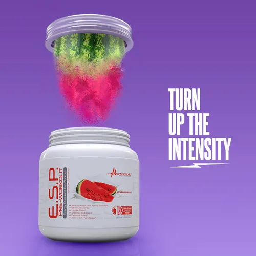 Miniatura 7 de Suplemento de nutrición metabólica ESP. Suplemento energizante y estimulador de la resistencia de preentrenamiento. Mayor energía y concentración