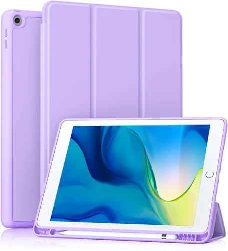 Miniatura 29 de Akkerds - Funda Compatible con iPad de 10.2 Pulgadas 2021/2020/2019, para iPad de 9ª/8ª/7ª Generación con Soporte para Lápiz, Funda Protectora