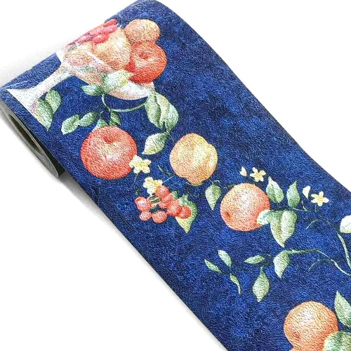 Miniatura 6 de 102 Cenefa de Papel Tapiz Floral de Rosas Marrón Despegar y Pegar Papel Tapiz Removible Autoadhesivo Cenefa de Pared Cocina Baño Dormitorio Azulejos