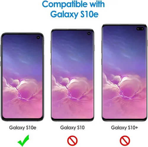 Miniatura 260 de NGB - Funda de teléfono diseñada para Samsung Galaxy S9+ Plus, morado/azul, con purpurina líquida para mujeres y niñas, con protector de pantalla