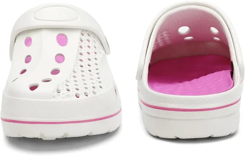 Miniatura 4 de Wolidio Zuecos de jardín con soporte de arco para niños y niñas, pantuflas para interiores y exteriores, sandalias de playa, plantilla acolchada