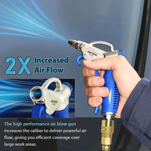 Miniatura 2 de FIRSTINFO A18563US Windstorm EX (2X Flow) Pistola de aire de alto rendimiento con flujo de aire ajustable