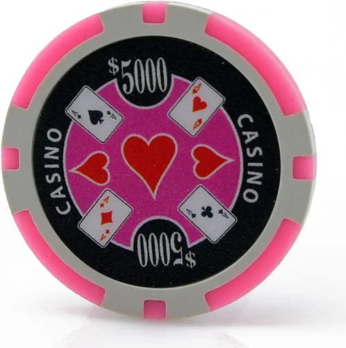 Miniatura 6 de Versa Games Fichas de casino Ace en 0.41 oz de peso - Paquete de 50 (elegir colores)