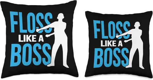 Miniatura 3 de Floss Like A Boss Designs Floss Like A Boss - Almohada de baile, 16.0 x 16.0 in, multicolor